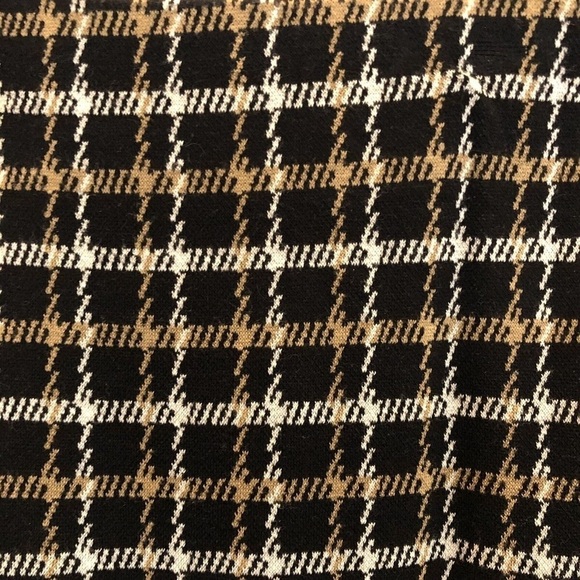 J JILL Houndstooth Print Ponte Pencil Skirt Size XS Office Siren - Picture 3 of 6